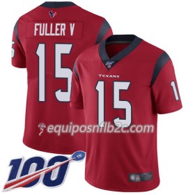Camiseta Hombre NFL Houston Texans Will Fuller V 15 Nike Rojo 100th